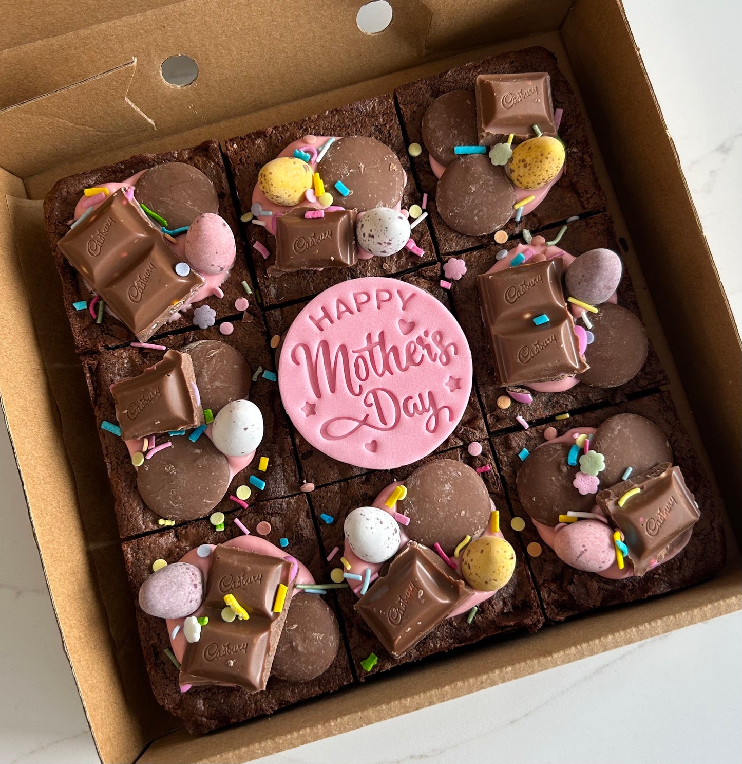 Mother’s Day Brownie Gift Box 🌸