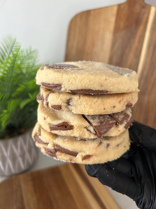 Chocolate Button Shortbread (pack of 4)