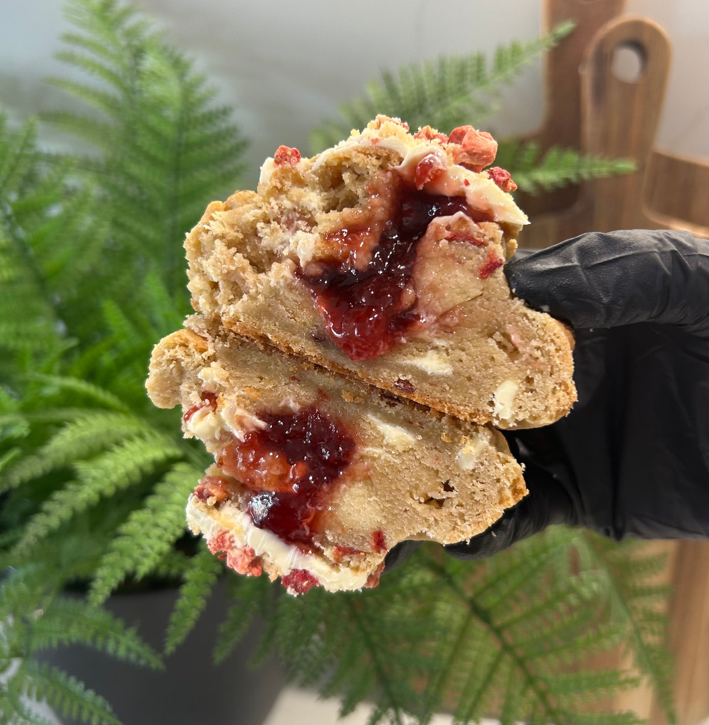 Cream Tea (Strawberry Shortbread) NYC Cookie