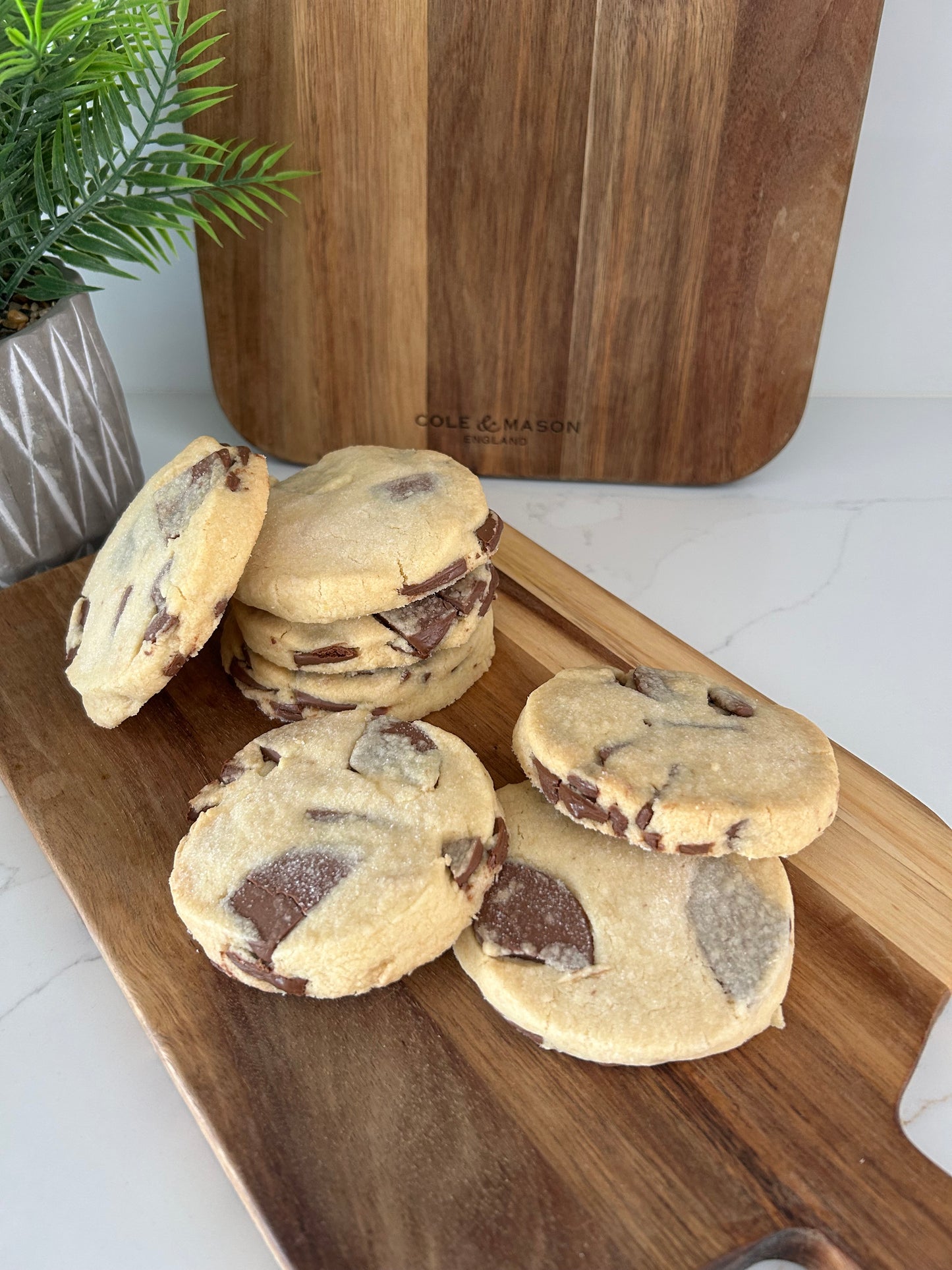 Chocolate Button Shortbread (pack of 4)