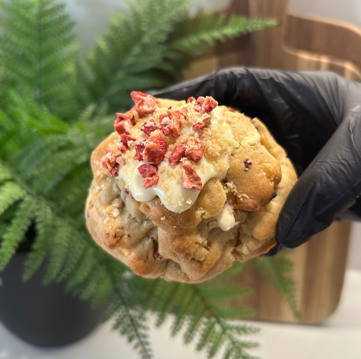 Cream Tea (Strawberry Shortbread) NYC Cookie