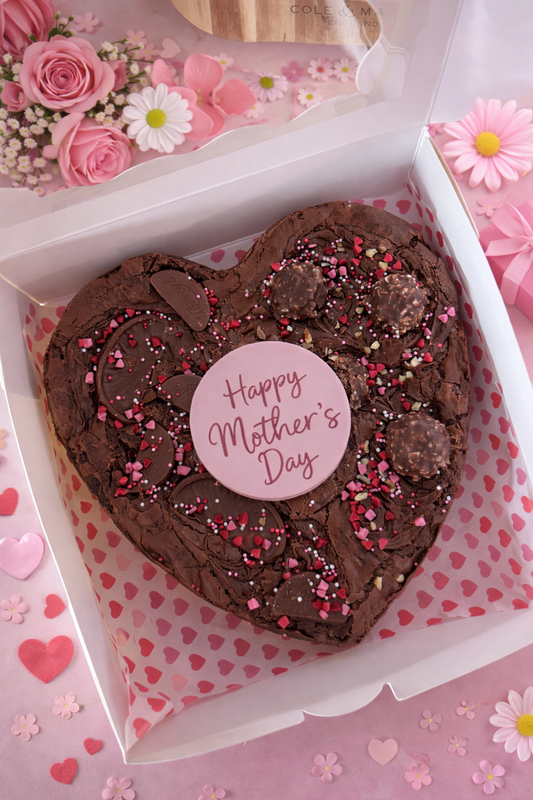 Mother’s Day Brownie Heart